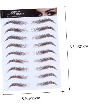 Beavorty 12 Pcs Eyebrow Stickers Tool Waterproof Makeup Imitation Eyebrow Make up Makeup Tools 4d - Buy Online on SooperMarket.com