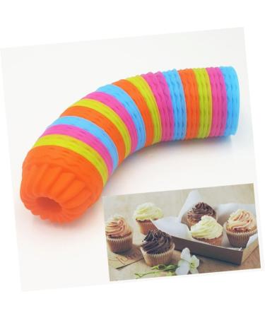 12 Pcs Muffin Cup Cake Silicone Cup medium - Buy Online on SooperMarket.com