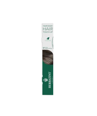 Herbatint Temporary Hair Touch-Up - Instantly Mask Grey Roots Between Coloring with Easy To Apply Precision Brush Kit - Natural-Looking Concealer For Dark Chestnut Hair - Vegan - .33 oz