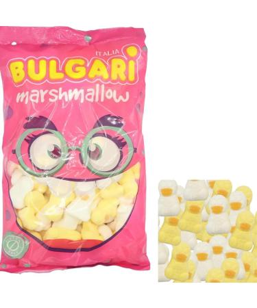 VIMIX Marshmallow Ducks Bag 900g - Vanilla Flavour Marshmallows in the Shape of Ducks | Ideal for Easter Pick and Mix Line - Buy Online on SooperMarket.com