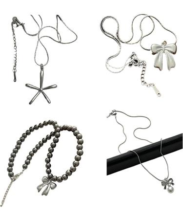 Oralgo Adjustable Silver Loop Trailer Choker Necklace for Women & Girls - Simple Collarbone Jewelry - Buy Online on SooperMarket.com