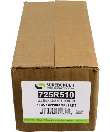 Surebonder 725R510 10-Inch All Temperature Glue Sticks  90 Pieces 10in. - Buy Online on SooperMarket.com
