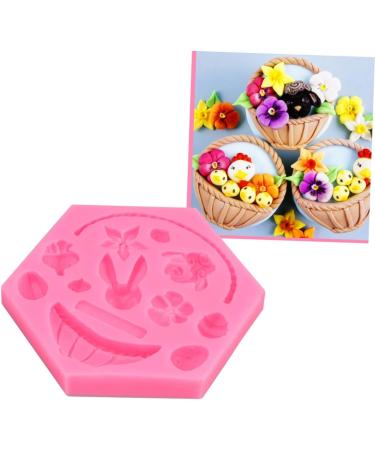 NAMOARLY Set Easter Cooking Supplies DIY Baking Cake Ice Cube Trays Cartoon Shape Easter Cookie Mould Silicone Fondant Easter Party Favor Supplies Nonstick Gummy Molds Candy Chocolate medium Pink - Buy Online on SooperMarket.com
