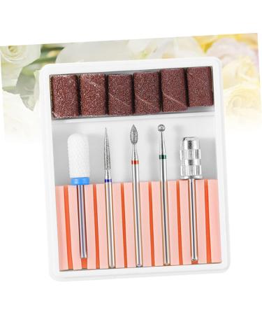 POPETPOP 1 Set Nail Grinding Head Gel Polish Remover Drill Bit Manicure Drill Bits Nail Bits Nail Art Equipment Nail File Bits Acrylic Nail Tools Nail Drill Bits Electric Accessories 6.5x5.5cm Pink - Buy Online on SooperMarket.com