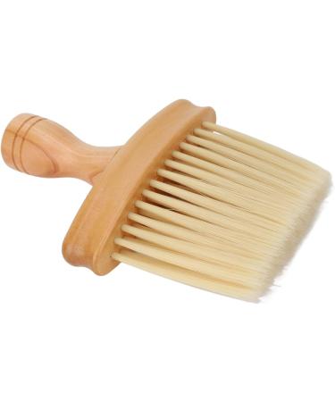 Neck Duster Multifunctional Barber Brush Neck Duster Nylon Bristles Simple Style Neck Duster with Wooden Handle Barber Brush for Hair Cutting Hairdressing Barber Shop Household - Buy Online on SooperMarket.com