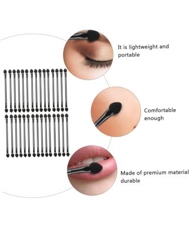 Mikinona 30pcs Double Ended Eyeshadow Brush Makeup Makeup Tool Eye Makeup Brushes Wooden Handle - Buy Online on SooperMarket.com