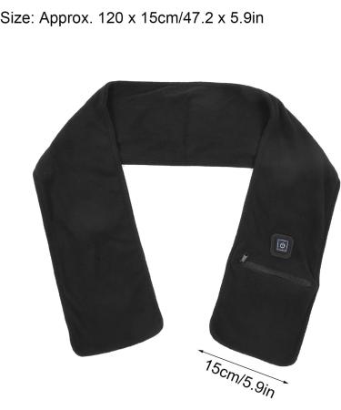 USB Heated Scarf for Adults & Kids | Temperature Control Heating Scarf | Electrically Warming Neck Scarf - Buy Online on SooperMarket.com