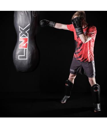 Buy Lnx Schiensbeinschoner Muay Thai Pro Fight - Ultimate Black Shin Guards for Kickboxing - S M L XL Sizes Available - Buy Online on SooperMarket.com