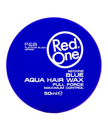 Redone Hair Styling Aqua Wax Blue 50 ml | Travel Size | Strong Hold l | Hair Gel Wax | Ultra Hold | Men & Women Hair Wax | Bubblegum Scent | Maximum Control