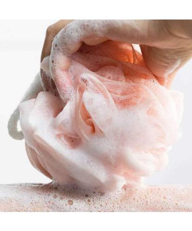 Xingsui 4PCS Mesh Luffa Set - Gentle Body Peeling Shower Ball & Sponge for Soft Skin Swimming & Cleaning (4 Colors) - Buy Online on SooperMarket.com