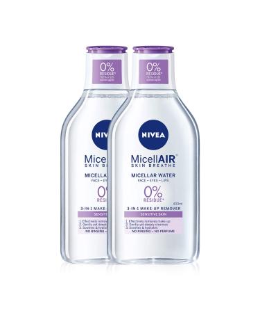 NIVEA Micellar Water Sensitive 400ml Pack of 2