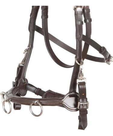 Heinick-Reitsport French Leather Cavesson - Cavecon Cavesmain in Brown for Warmbloods & Full Size | International Shipping - Buy Online on SooperMarket.com