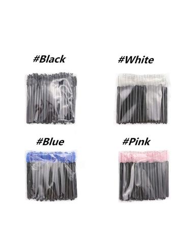 200 Pack Mini Disposable Mascara Wands for Eyelash Extensions and Brow Brush - Bulk Makeup Tool in 4 Colors - Buy Online on SooperMarket.com