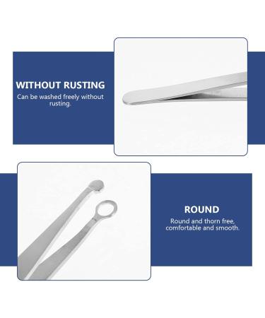 KALLORY Nose Hair Clip & Beard Trimming Scissors for Men | Stainless Steel Hair Tools & Eyelash Scissors - Perfect Grooming Essential - Buy Online on SooperMarket.com