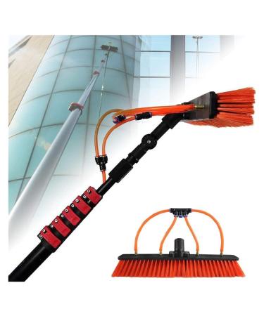 Water Fed Window Cleaning Pole Water Fed Extendable Brush Suitable For Cleaner Conservatory Roof Photovoltaic Panel Cleaning Photovoltaic Panel Cleaning (Color : 30cm Size : 6m) 6m 30cm