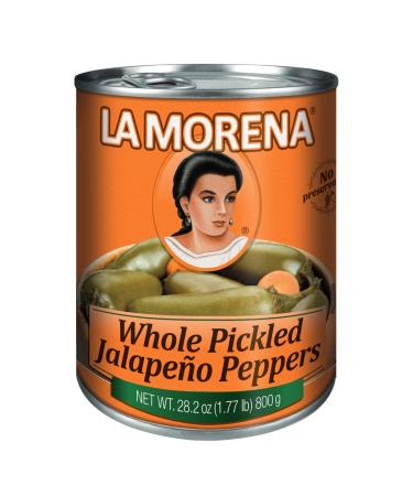 La Morena Whole Jalapeo, 28.2 oz