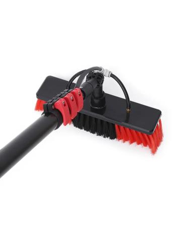 Water Fed Telesbrush 3.6-10.8M Window Cleaning Pole Window Squeegee Window Cleaning Kit Window Extendable Long Reach Cleaning Tool/50Cm Brush/24Ft/7.2M 35cm Brush Head 12M/39FT