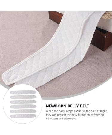 Artibetter Navel Protection Belt - 6pcs Infant Abdominal Binder for Umbilical Hernia - Adjustable Belly Button Band for Kids - White - Buy Online on SooperMarket.com