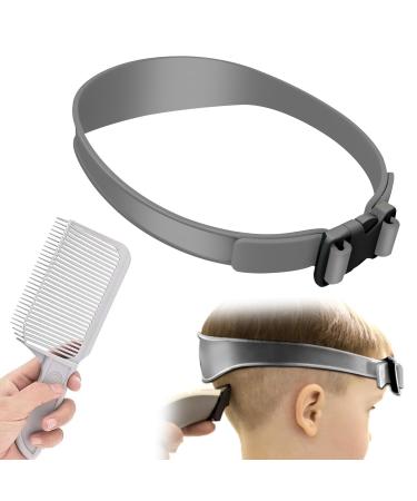 2PCs hair cutting ridge hair cutting edge stencil ligament fade comb hair cutting edge helped silicone haircut strap hairdryer combs hair cutting edge curved haircut fade comb for self -hair cuts