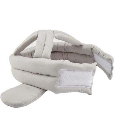 Breathable Protective Hat for Seniors | Impact Prevention Head Cap with Hearing Protection - Light Grey - Buy Online on SooperMarket.com