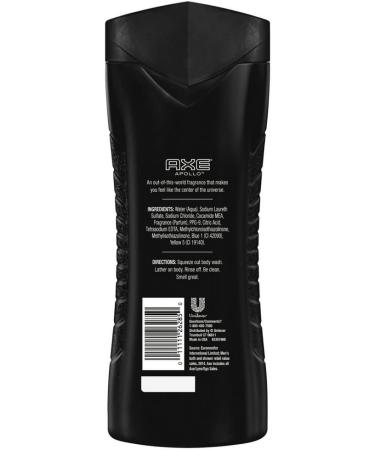 Axe Body Wash Clean + Fresh Apollo 16 fl oz - Refreshing Men's Shower Gel - Buy Online on SooperMarket.com
