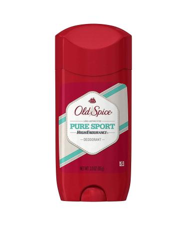 Old Spice High Endurance Deodorant for Men Pure Sport - 3 Oz / 85g x 6 Pack Pure Sport 4.5 Ounce (Pack of 6) - Buy Online on SooperMarket.com
