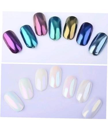 1pc Nail Powder Mirror Effect Powder Holographic Nail Powder Pearl Nail Pigment Nail Art Powder(1g Wine Red) - Buy Online on SooperMarket.com