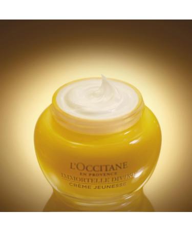 L'OCCITANE Immortelle Divine Cream 50 ml | Vegan & 93% Readily Biodegradable | Natural Alternative to Retinol | Luxury & Clean Beauty Anti-Ageing Moisturizer For All Skin Types - Buy Online on SooperMarket.com