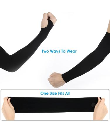 Ouligay 4 Pairs Armchair Compression Arm Sleeves - UV Protection & Cool Arm Warmers for Men & Women | Perfect for Basketball Volleyball Golf & Running - UPPF 50 - Buy Online on SooperMarket.com