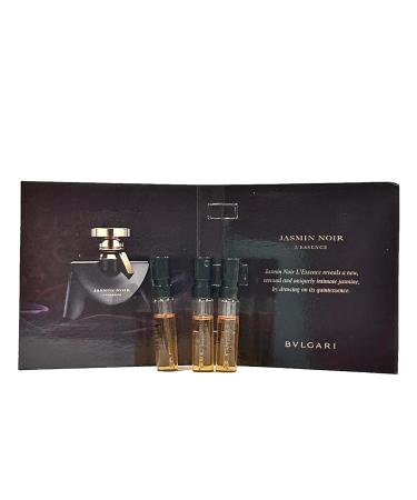 BVLGARI Jasmin Noir L'essence Perfume Sample vial WOMEN Vials 1.5 ml / 0.05 Fl Oz Pack of 3 - Buy Online on SooperMarket.com