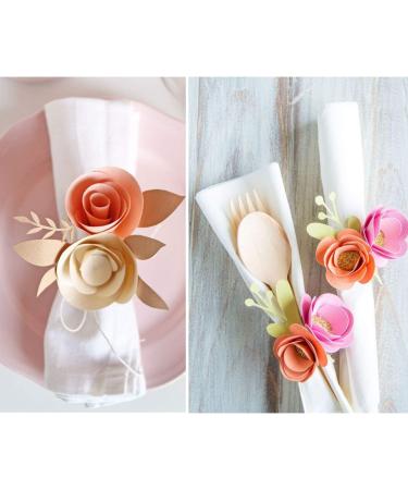 Adorfine 60 High-Quality 40x40 cm White Disposable Napkins | 100% Cellulose Decorative Tissues for Weddings Parties Birthdays & Festivals - Buy Online on SooperMarket.com