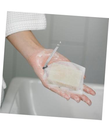 CANIGHT 8pcs Soap Mesh Bag Soap Foaming Bags Exfoliating Net Bag Facial Cleansing Net Dark Grey Fabric 14x10cm Dark Grey - Buy Online on SooperMarket.com