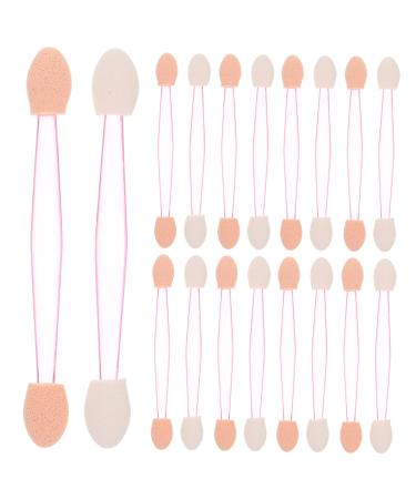 WOONEKY 1 Set Eye Shadow Brush Sponge Tip Applicator Beauty Sponge Eyeshadow Makeup Applicator Plastic