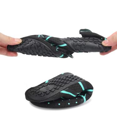 BARERUN Water Sports Shoes Aqua Socks for Women Men - Dot Blue, Size 6.5-7.5 Women/5-6 Men - Buy Online on SooperMarket.com