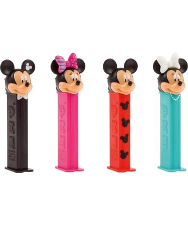 Mickey & Minnie Stylish Pez Dispenser with Refils (Sold Singly One Random Character Supplied)