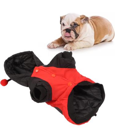 Shop Bagima Ladybug Dog Costume | Warm Hooded Sweater for Small Dogs | Perfect Halloween & Winter Outfit - Buy Online on SooperMarket.com