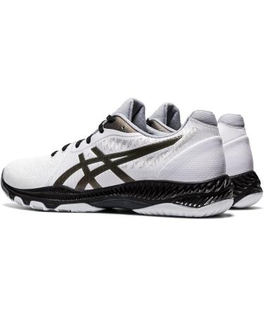 ASICS Men's Netburner Ballistic FlyteFoam 2 Volleyball Shoes 11.5 - White/Gunmetal - Buy Online on SooperMarket.com