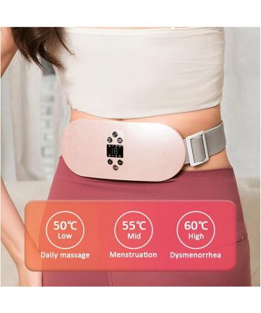 Heated Uterus Belt for Menstruation Relief Electric Heating & Massage Device for Stomach & Waist Comfort - Buy Online on SooperMarket.com