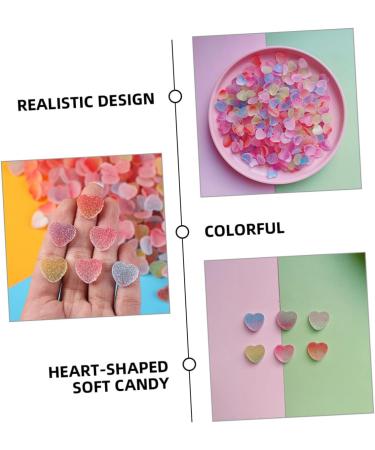 Toyvian 60pcs Simulation Gummies Candies Models Resin Candy Embellishments Taste Material - Buy Online on SooperMarket.com