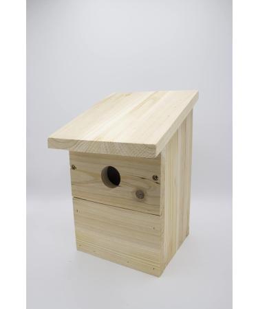 Walter Harrison's Wooden Bird House Nest Box - Multi Entrance with 25mm/32mm Hole - Open Fronted - Buy Online on SooperMarket.com
