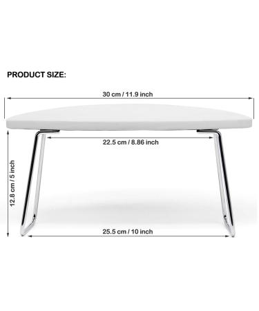 Nail Arm Rest - Professional Microfiber Leather Manicure Hand Cushion Stand in White - Buy Online on SooperMarket.com
