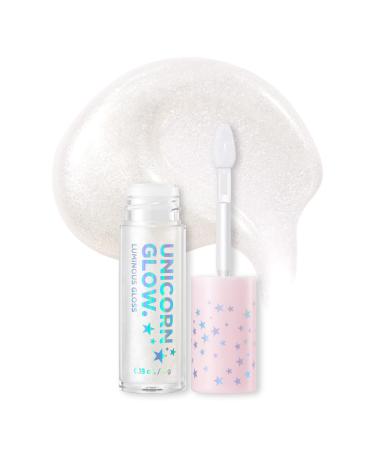 UNICORN GLOW Luminous Lip Gloss 1 Diamond 0.18 oz. / 5 g Moisturizing Lip Gloss with Shimmery Finish - Lightweight Sheer and Hydrating