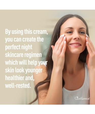 Just Nutritive Anti-Aging Night Facial Cream | Best Night Cream for Wrinkle Reduction | 2oz Anti Aging Skin Care for Youthful Skin - Buy Online on SooperMarket.com