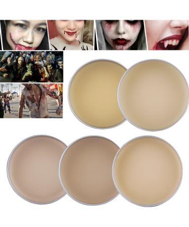 Tmishion Professional Halloween Make Up Kit - Special Effects B hne Make-up False Wound Scar Wax Skin Prep & Pore Concealer (#2) for International Shipping - Buy Online on SooperMarket.com