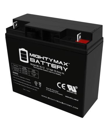 Mighty Max Battery ML18-12 - 12V 18AH Battery Booster PAC ES2500 SLA VRLA RECH