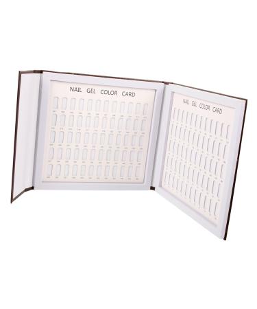 Mikinona 120 Nail Display Color Card Paint Sample Cards Nail Book Nail Art Display Book Nail Polish Color Chart Nail Display Book Nail Gel Polish Nail Tips Color Chart Hair Paper Coating