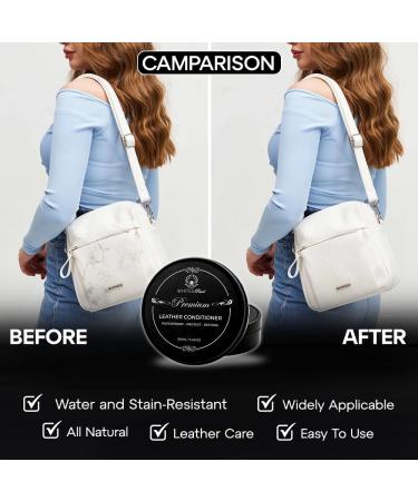 Premium Quality Leather Conditioner | Water Repelling for Boots Shoes Purses & Auto Interiors - International Shipping Available - Buy Online on SooperMarket.com