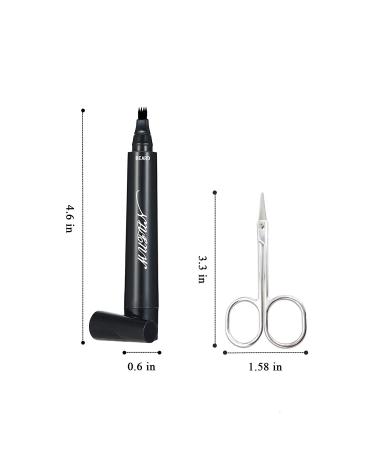 2PCS Beard Pencil Filler for Men - Sweat Proof, Water Resistant, Long Lasting - Enhance Facial Hair & Mustache - Black (2xPEN) - Buy Online on SooperMarket.com