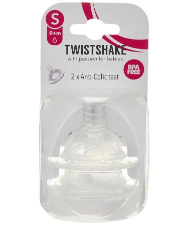 Twistshake Anti-Colic Teat Small 0+m - Reduce Colic and Comfort Your Baby - Buy Online on SooperMarket.com