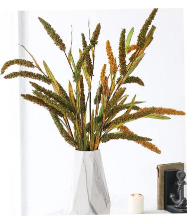Ciieeo 3pcs Simulated Ears of Corn Artificial Wheat Ears Stalks Thanksgiving Decorations Wheat Home D cor Fall Decor Artificial Plants Simulation Wheat Ears Household Fake Grass Iron Greenx3pcs 12X75CMx3pcs - Buy Online on SooperMarket.com